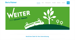 Desktop Screenshot of borispalmer.de